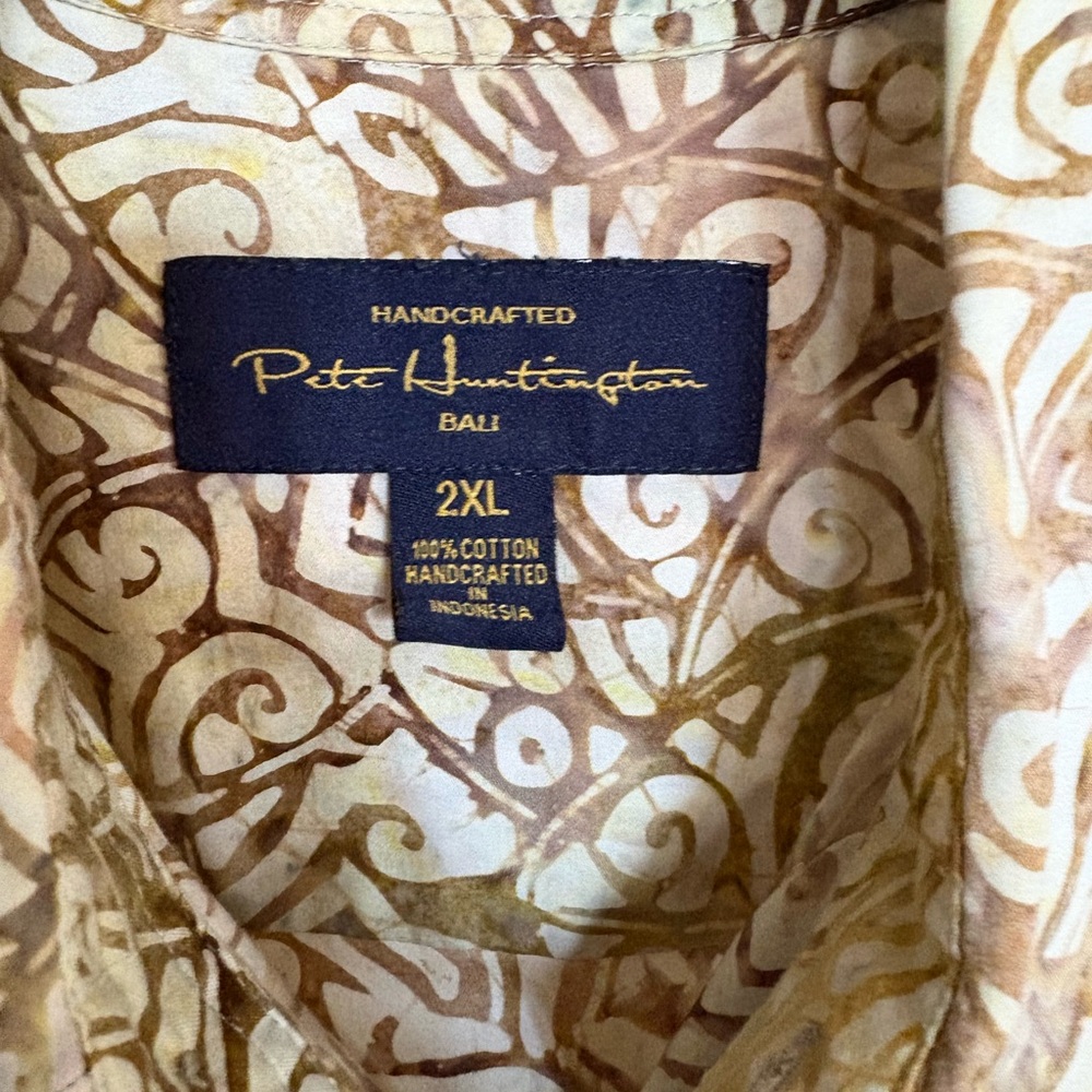 Pete Huntington Men's Abstract Patterned Shirt